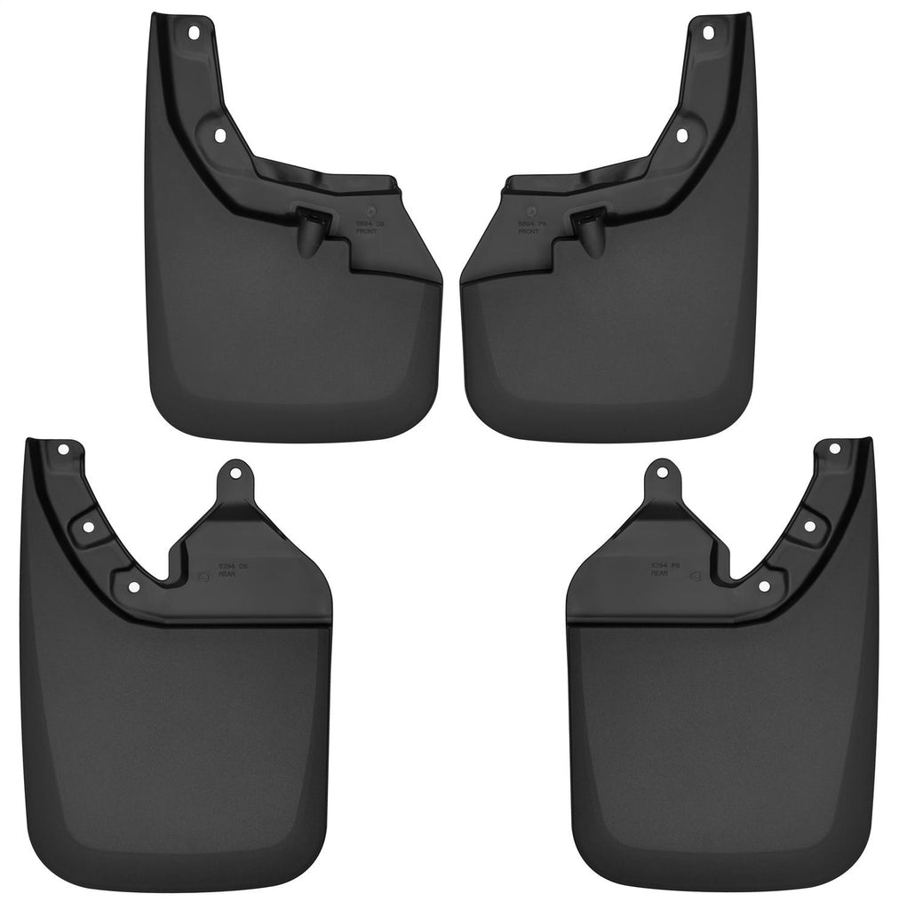 Husky Liners 56946 Custom Mud Guards-Front and Rear Mud Guard Set for Select Toyota Tacoma