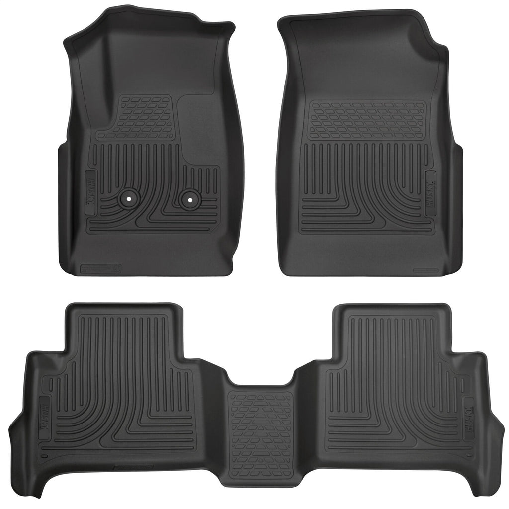 Husky Liners 93461 Weatherbeater-Front/2nd Seat Floor Liners for Select Chevrolet Colorado, GMC Canyon