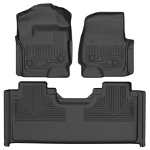 Load image into Gallery viewer, Husky Liners 93651 Weatherbeater-Front/2nd Seat Floor Liners for Select Ford F-250 Super Duty, Ford F-350 Super Duty, Ford F-450 Super Duty