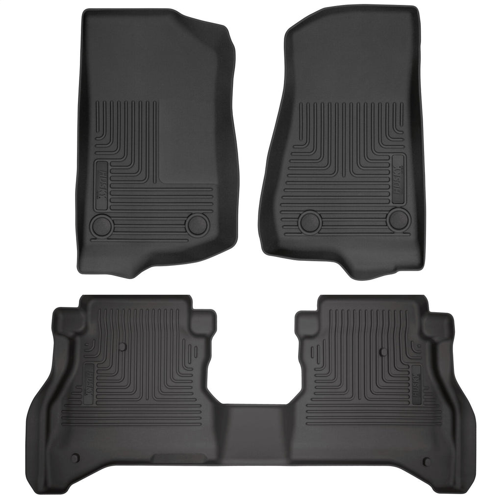 Husky Liners 93681 Weatherbeater-Front/2nd Seat Floor Liners for Select Jeep Gladiator