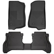 Load image into Gallery viewer, Husky Liners 93681 Weatherbeater-Front/2nd Seat Floor Liners for Select Jeep Gladiator