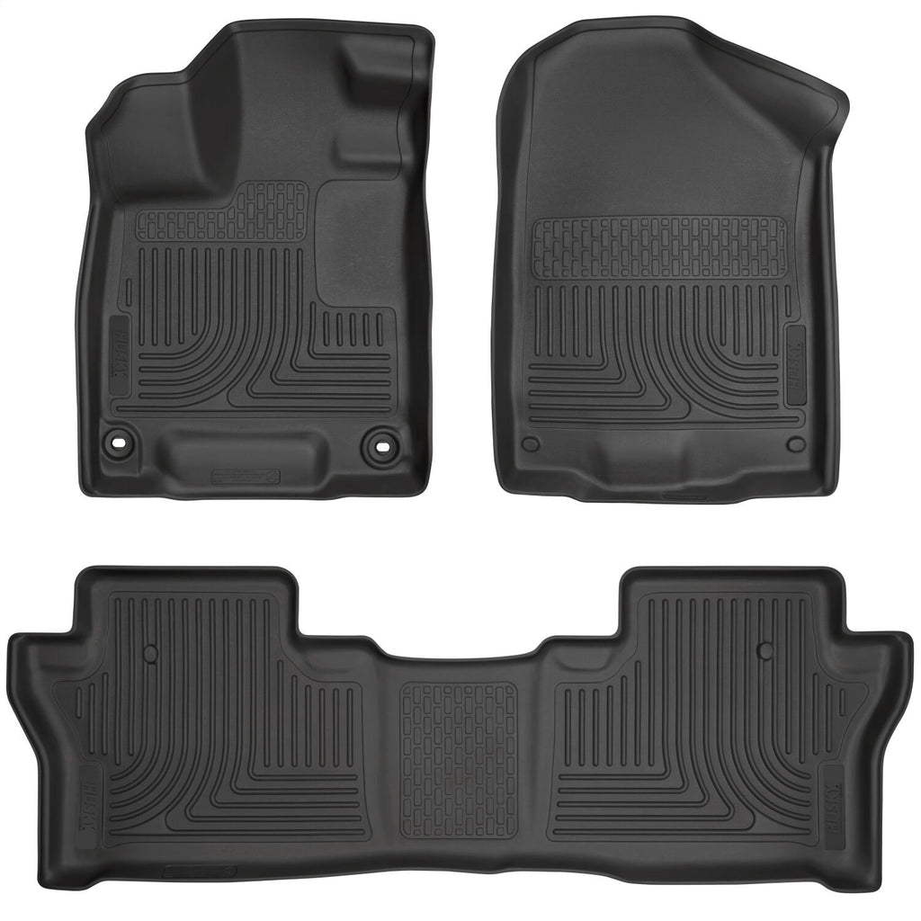 Husky Liners 93781 Weatherbeater-Front/2nd Seat Floor Liners for Select Honda Passport