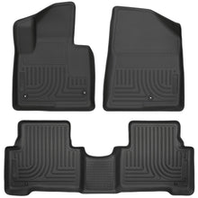 Load image into Gallery viewer, Husky Liners 93831 Weatherbeater-Front/2nd Seat Floor Liners for Select Hyundai Santa Fe Sport