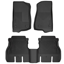 Load image into Gallery viewer, Husky Liners 93921 Weatherbeater-Front/2nd Seat Floor Liners for Select Jeep Wrangler