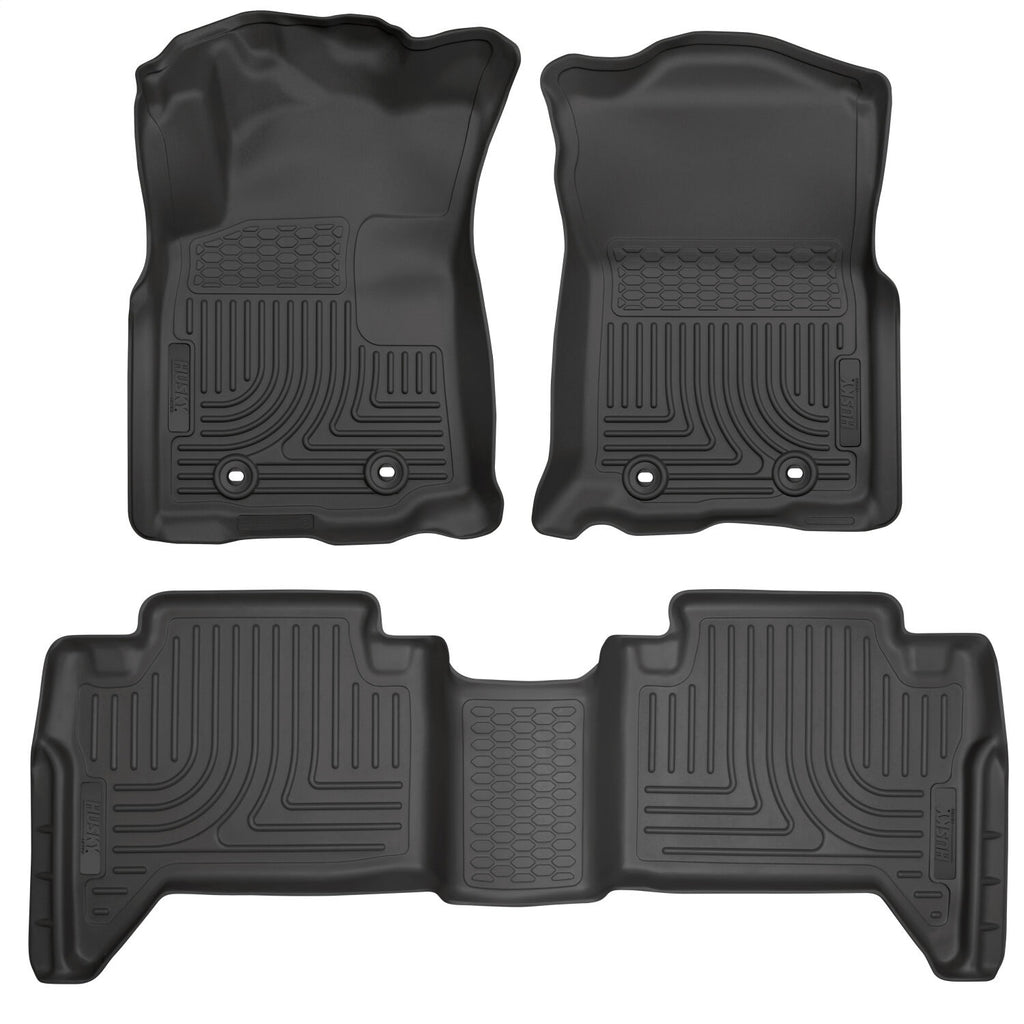 Husky Liners 93931 Weatherbeater-Front/2nd Seat Floor Liners for Select Toyota Tacoma