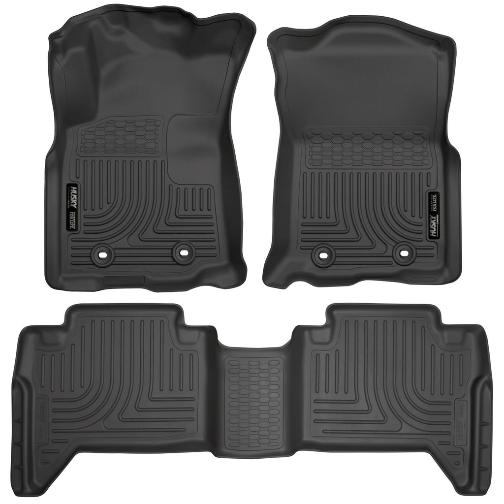 Husky Liners 93941 Weatherbeater-Front/2nd Seat Floor Liners for Select Toyota Tacoma