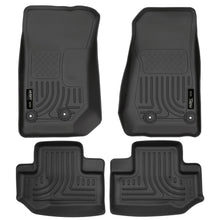Load image into Gallery viewer, Husky Liners 93951 Weatherbeater-Front/2nd Seat Floor Liners for Select Jeep Wrangler, Jeep Wrangler JK