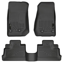 Load image into Gallery viewer, Husky Liners 93971 Weatherbeater-Front/2nd Seat Floor Liners for Select Jeep Wrangler, Jeep Wrangler JK