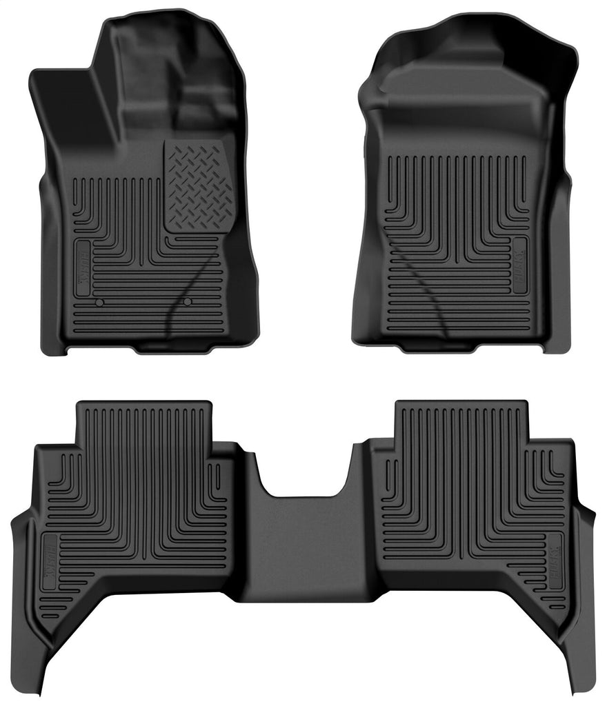 Husky Liners 94171 Weatherbeater-Front/2nd Seat Floor Liners for Select Ford Ranger