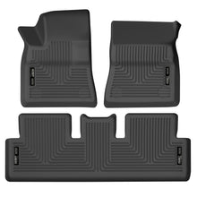 Load image into Gallery viewer, Husky Liners 95091 Weatherbeater-Front/2nd Seat Floor Liners for Select Tesla 3