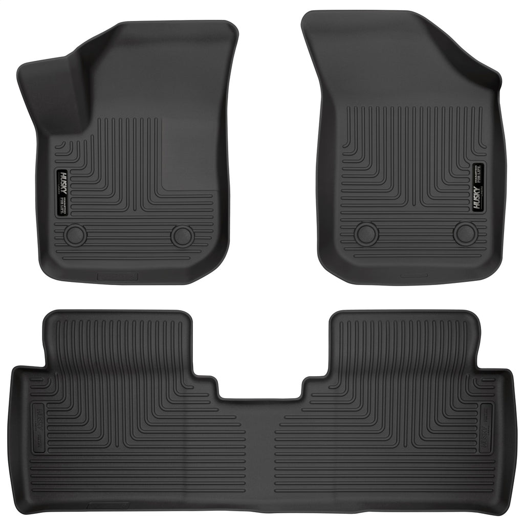 Husky Liners 95111 Weatherbeater-Front/2nd Seat Floor Liners for Select Buick Envision, Toyota Tundra