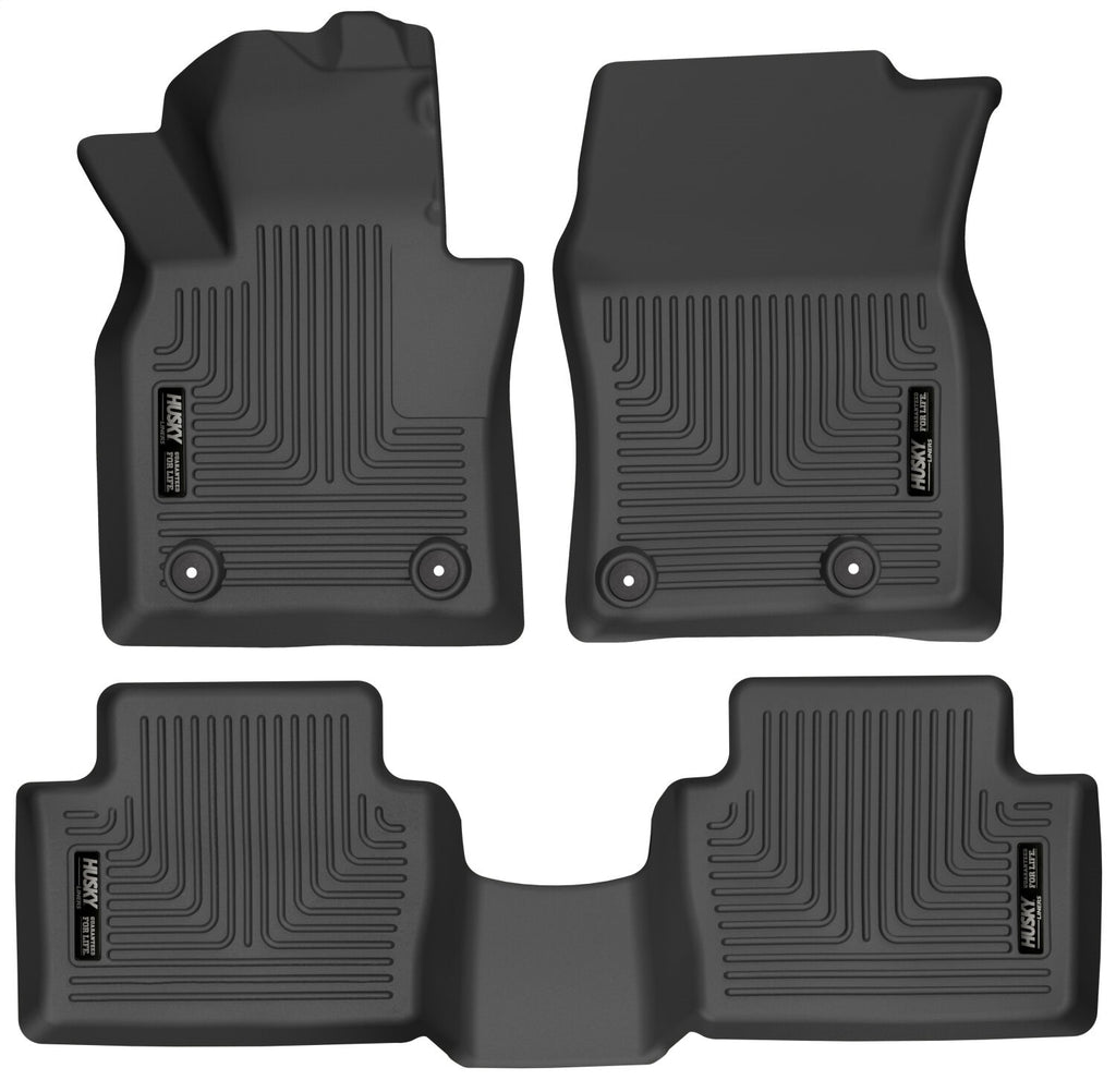 Husky Liners 95121 Weatherbeater-Front/2nd Seat Floor Liners for Select Mazda 3, Mazda CX-30