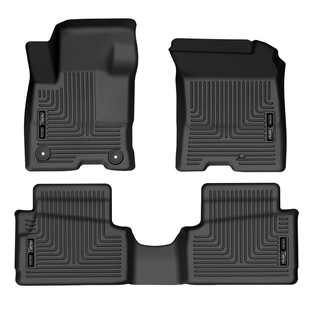 Husky Liners 95401 Weatherbeater-Front/2nd Seat Floor Liners for Select Ford Maverick