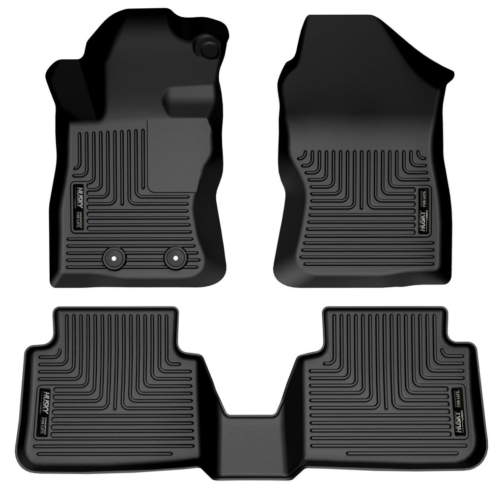 Husky Liners 95451 Weatherbeater-Front/2nd Seat Floor Liners for Select Subaru Crosstrek, Subaru Impreza