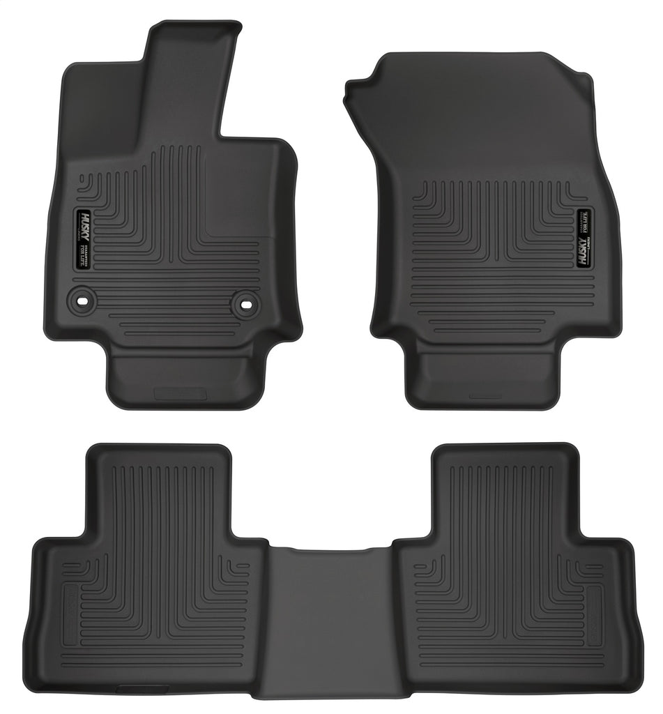 Husky Liners 95501 Weatherbeater-Front/2nd Seat Floor Liners for Select Toyota RAV4