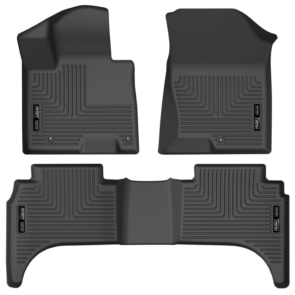 Husky Liners 95531 Weatherbeater-Front/2nd Seat Floor Liners for Select Hyundai Santa Cruz