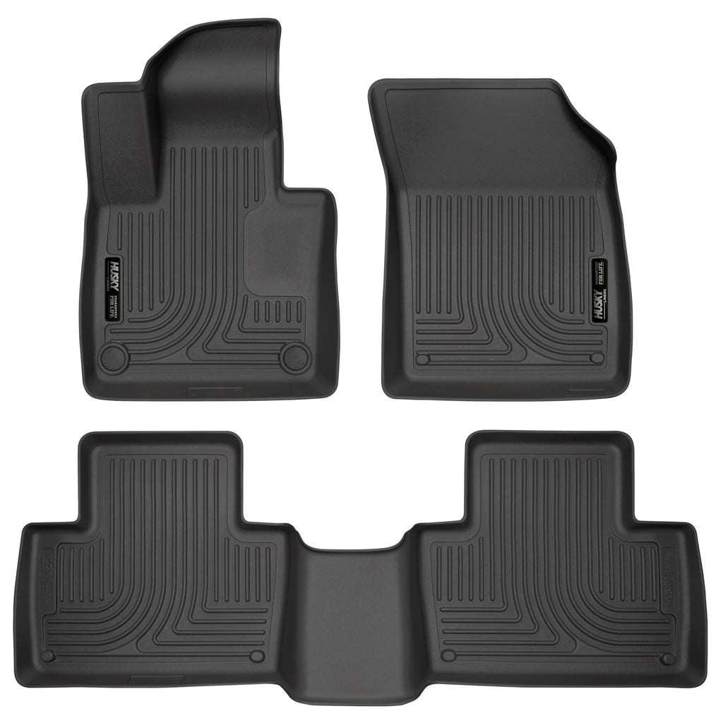 Husky Liners 95601 Weatherbeater-Front/2nd Seat Floor Liners for Select Volvo XC90