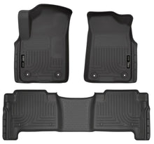 Load image into Gallery viewer, Husky Liners 95671 Weatherbeater-Front/2nd Seat Floor Liners for Select INFINITI QX80, Nissan Armada