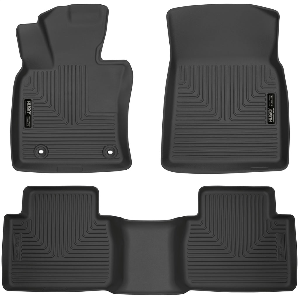 Husky Liners 95731 Weatherbeater-Front/2nd Seat Floor Liners for Select Toyota Camry