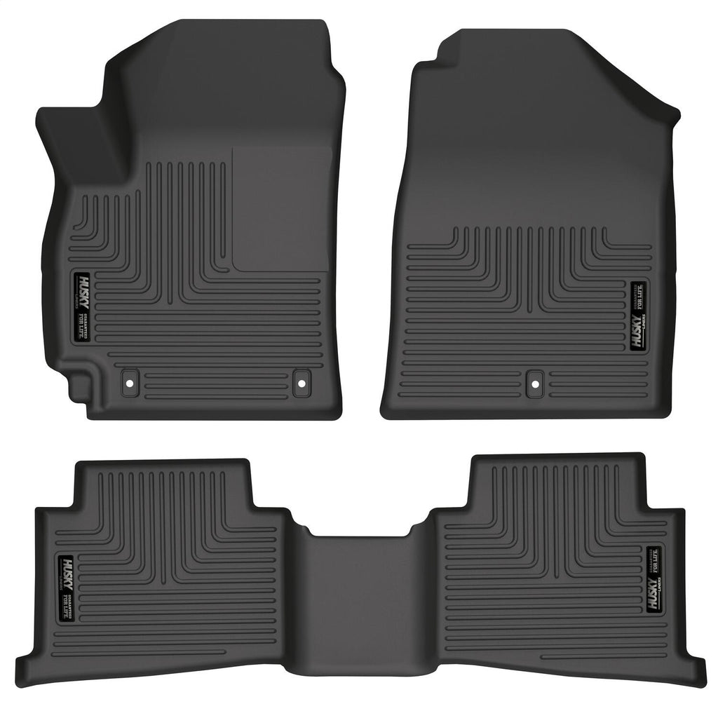 Husky Liners 95801 Weatherbeater-Front/2nd Seat Floor Liners for Select Kia Seltos