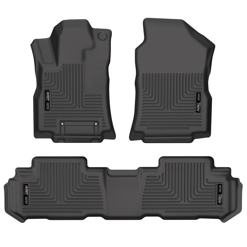Husky Liners 95871 Weatherbeater-Front/2nd Seat Floor Liners for Select Subaru Ascent