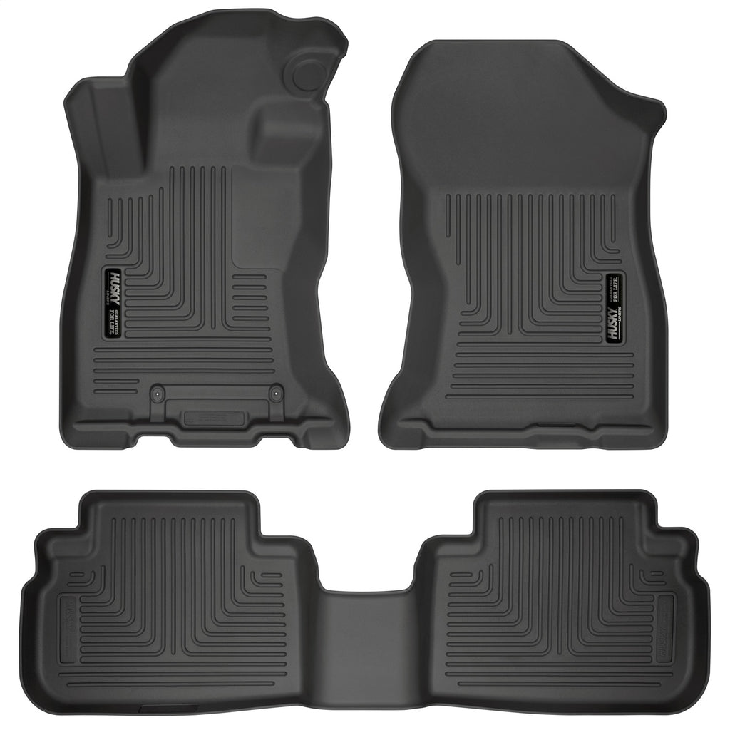 Husky Liners 95891 Weatherbeater-Front/2nd Seat Floor Liners for Select Subaru Forester