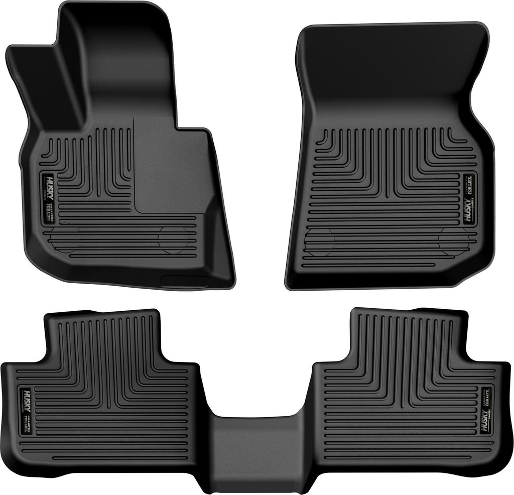 Husky Liners 95911 Weatherbeater-Front/2nd Seat Floor Liners for Select BMW X3, BMW X4