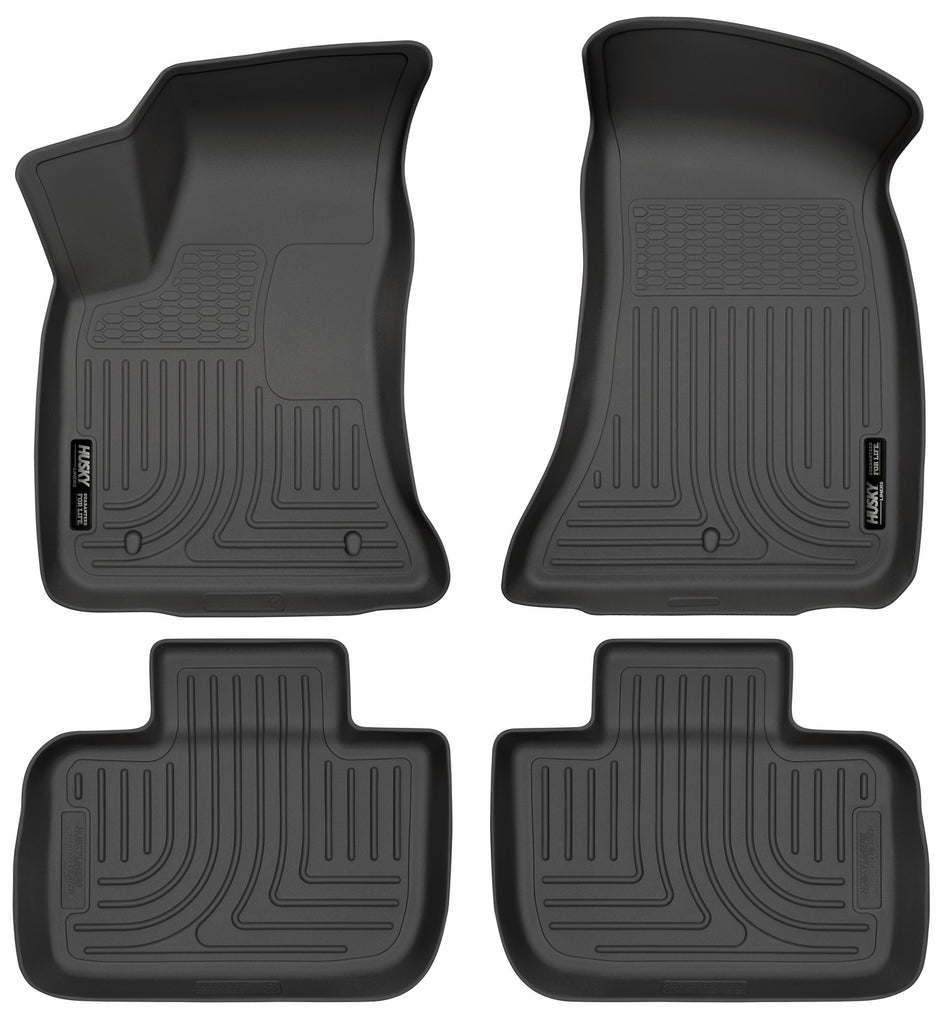 Husky Liners 98061 Weatherbeater-Front/2nd Seat Floor Liners for Select Chrysler 300, Dodge Charger