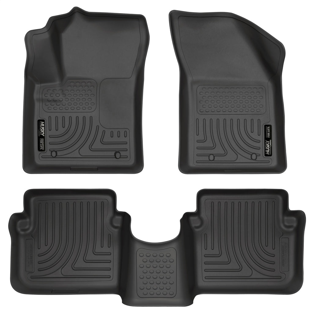 Husky Liners 98091 Weatherbeater-Front/2nd Seat Floor Liners for Select Chrysler 200, Dodge Avenger