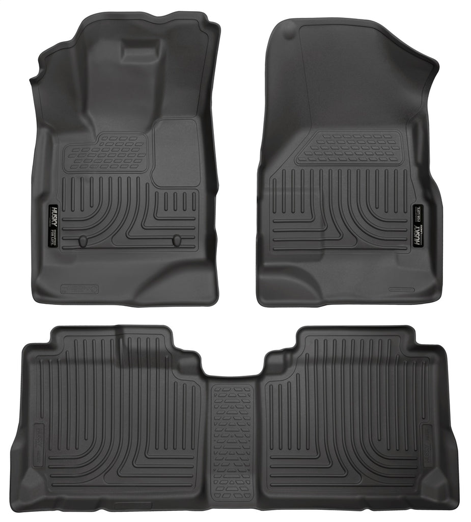 Husky Liners 98131 Weatherbeater-Front/2nd Seat Floor Liners for Select Chevrolet Equinox, GMC Terrain