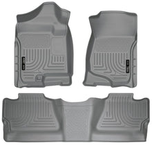 Load image into Gallery viewer, Husky Liners 98202 Weatherbeater-Front/2nd Seat Floor Liners (Footwell Coverage) for Select Chevrolet Silverado 1500, Chevrolet Silverado HD, Chevrolet Silverado HD, GMC Sierra 1500, GMC Sierra HD, GMC Sierra HD