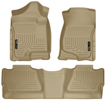 Load image into Gallery viewer, Husky Liners 98203 Weatherbeater-Front/2nd Seat Floor Liners (Footwell Coverage) for Select Chevrolet Silverado 1500, Chevrolet Silverado HD, Chevrolet Silverado HD, GMC Sierra 1500, GMC Sierra HD, GMC Sierra HD