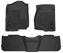 Load image into Gallery viewer, Husky Liners 98261 Weatherbeater-Front/2nd Seat Floor Liners for Select Cadillac Escalade ESV, Cadillac Escalade EXT, Chevrolet Avalanche, Chevrolet Suburban 1500, Chevrolet Suburban 2500, GMC Yukon XL 1500, GMC Yukon XL