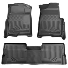 Load image into Gallery viewer, Husky Liners 98331 Weatherbeater-Front/2nd Seat Floor Liners (Footwell Coverage) for Select Ford F-150