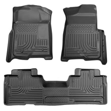 Load image into Gallery viewer, Husky Liners 98341 Weatherbeater-Front/2nd Seat Floor Liners (Footwell Coverage) for Select Ford F-150