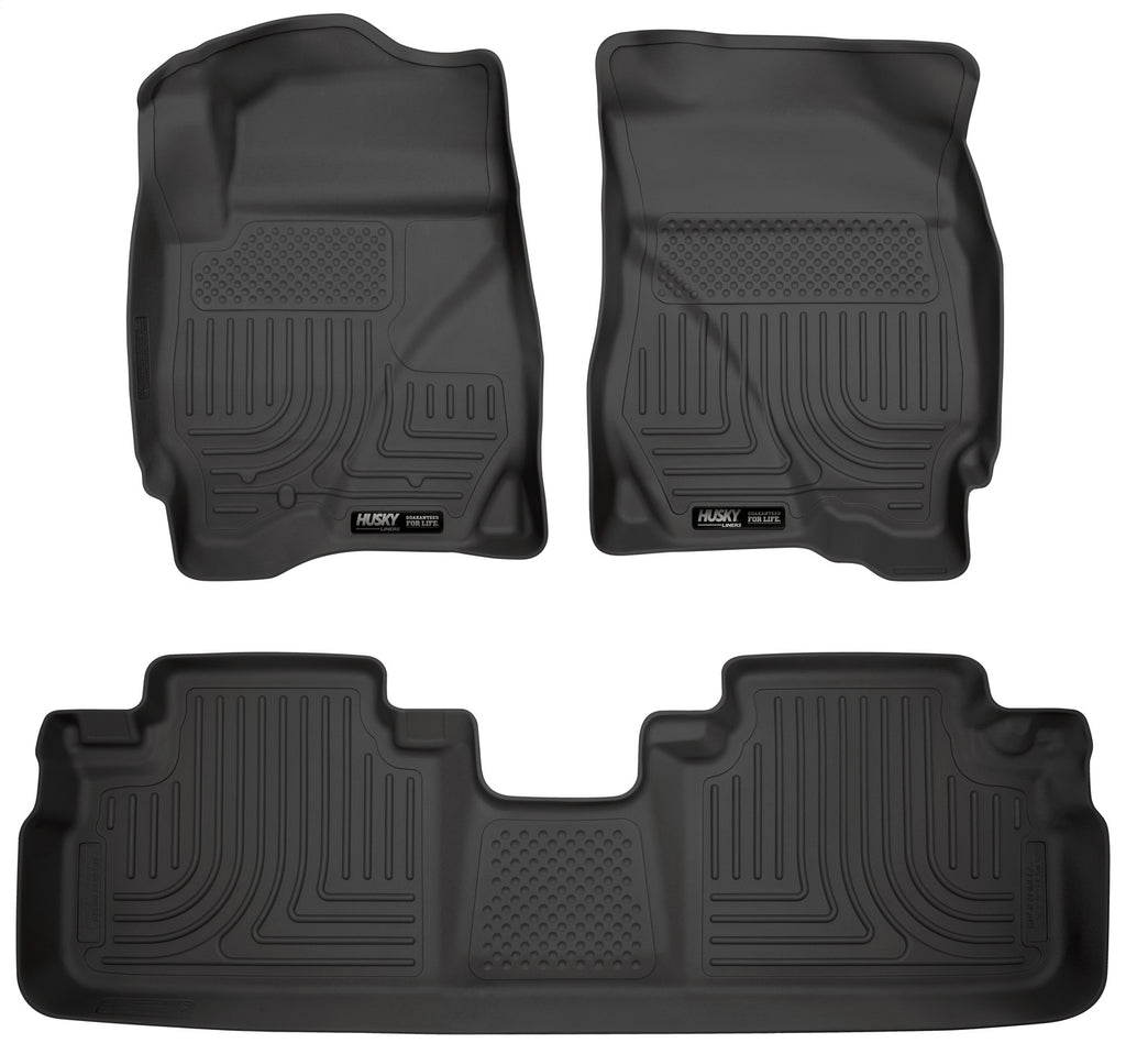 Husky Liners 98351 Weatherbeater-Front/2nd Seat Floor Liners for Select Ford Escape, Mazda Tribute, Mercury Mariner