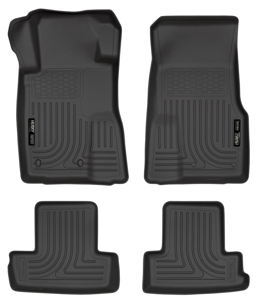 Husky Liners 98371 Weatherbeater-Front/2nd Seat Floor Liners for Select Ford Mustang