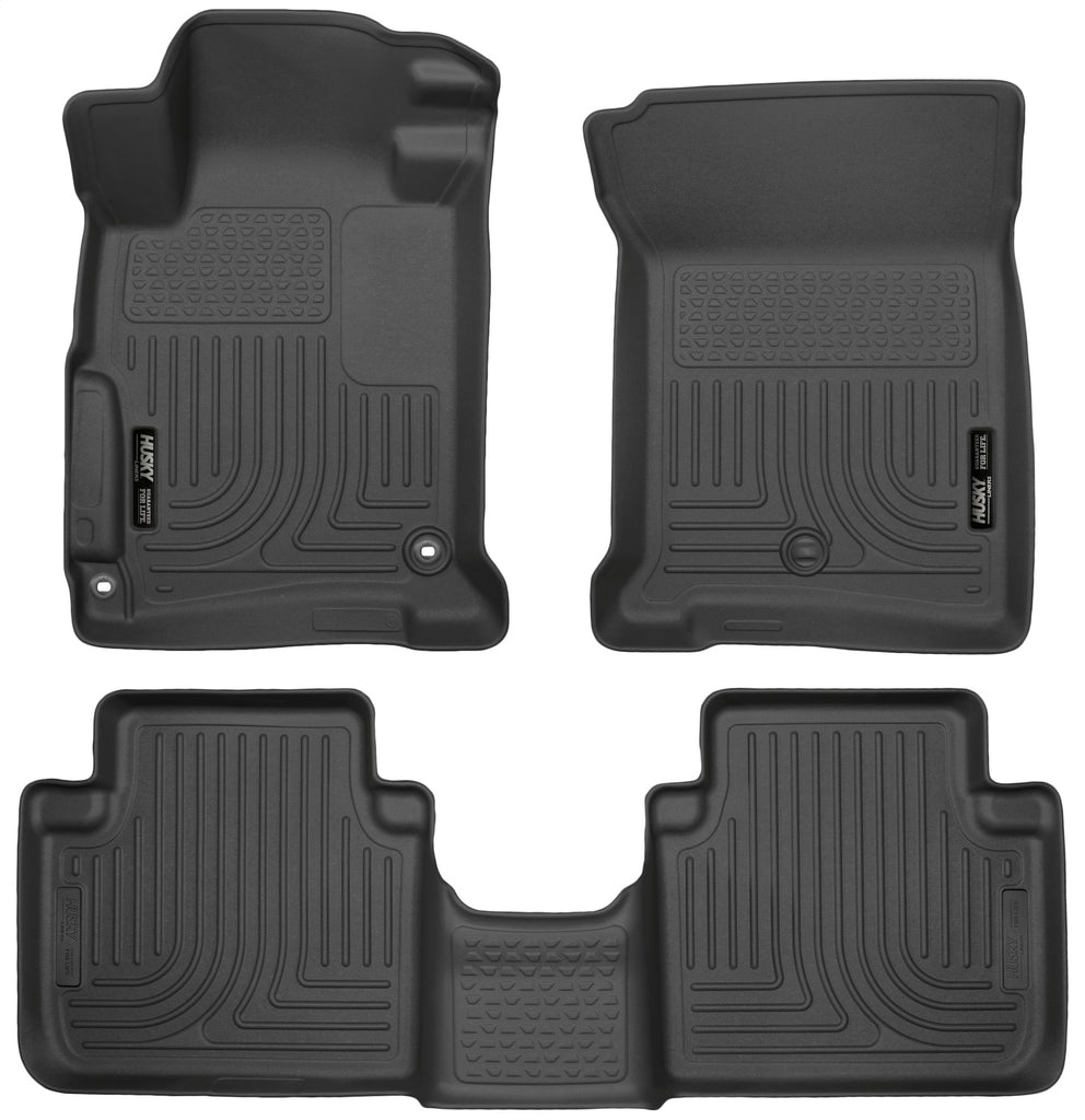 Husky Liners 98481 Weatherbeater-Front/2nd Seat Floor Liners for Select Honda Accord