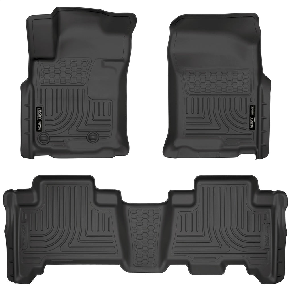 Husky Liners 98571 Weatherbeater-Front/2nd Seat Floor Liners for Select Lexus GX460, Toyota 4Runner