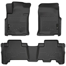 Load image into Gallery viewer, Husky Liners 98571 Weatherbeater-Front/2nd Seat Floor Liners for Select Lexus GX460, Toyota 4Runner