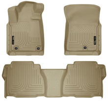 Load image into Gallery viewer, Husky Liners 98583 Weatherbeater-Front/2nd Seat Floor Liners (Footwell Coverage) for Select Toyota Tundra