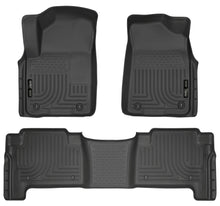 Load image into Gallery viewer, Husky Liners 98611 Weatherbeater-Front/2nd Seat Floor Liners for Select INFINITI QX56, INFINITI QX80, Nissan Armada