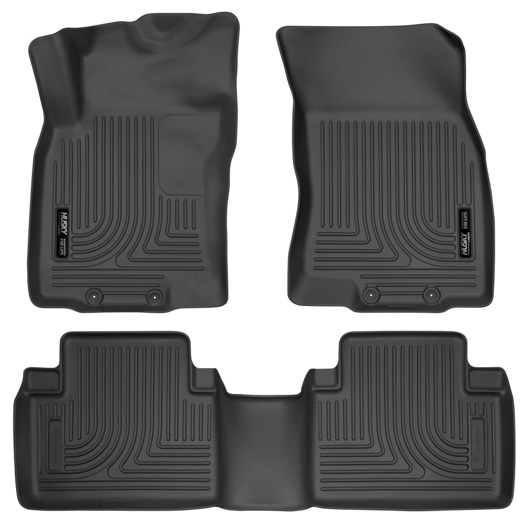 Husky Liners 98671 Weatherbeater-Front/2nd Seat Floor Liners for Select Nissan Rogue, Nissan Rogue Select
