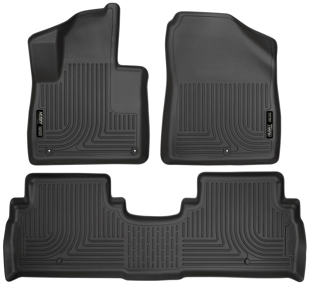 Husky Liners 98691 Weatherbeater-Front/2nd Seat Floor Liners for Select Kia Sorento