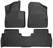 Load image into Gallery viewer, Husky Liners 98691 Weatherbeater-Front/2nd Seat Floor Liners for Select Kia Sorento