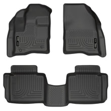 Load image into Gallery viewer, Husky Liners 98701 Weatherbeater-Front/2nd Seat Floor Liners for Select Ford Special Service Police Sedan, Ford Taurus