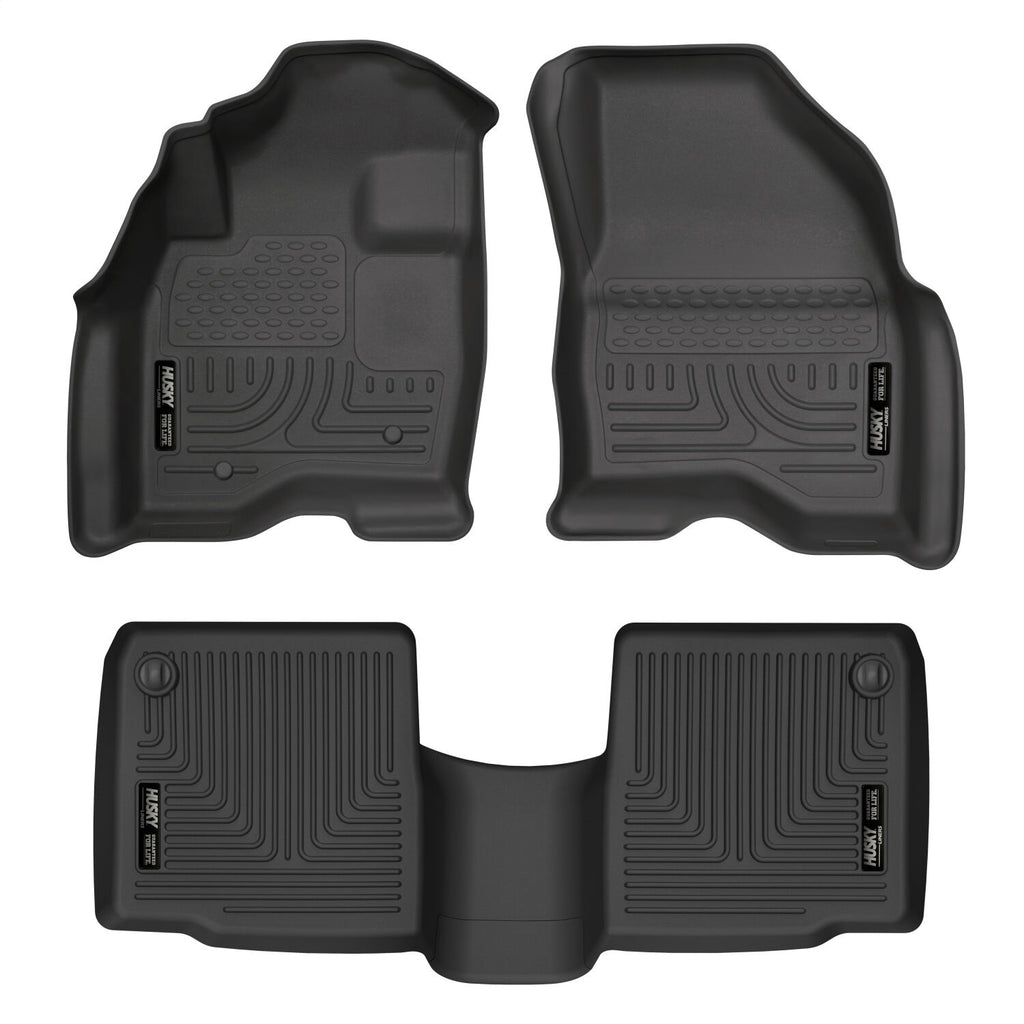 Husky Liners 98761 Weatherbeater-Front/2nd Seat Floor Liners for Select Ford Explorer