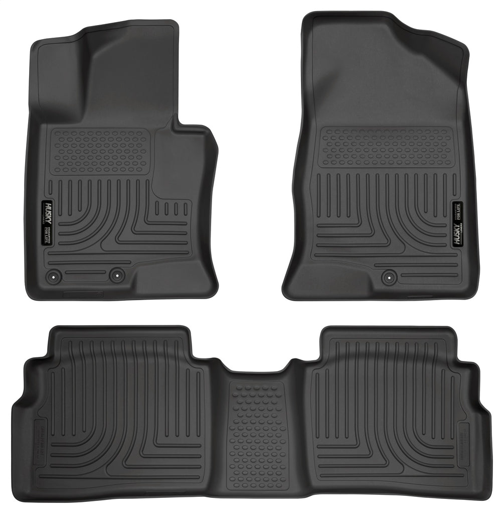 Husky Liners 98851 Weatherbeater-Front/2nd Seat Floor Liners for Select Hyundai Sonata