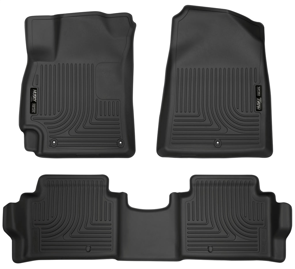 Husky Liners 98871 Weatherbeater-Front/2nd Seat Floor Liners for Select Hyundai Elantra