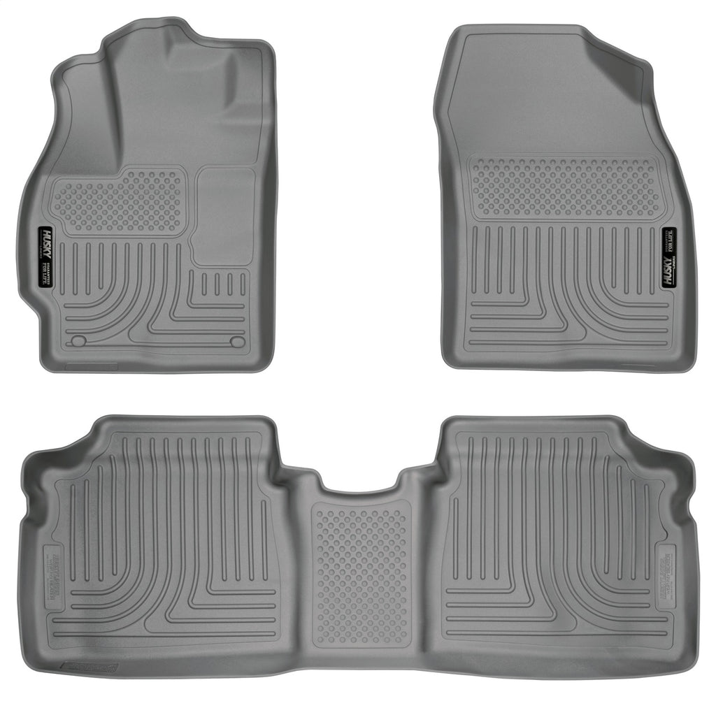 Husky Liners 98922 Weatherbeater-Front/2nd Seat Floor Liners for Select Toyota Prius